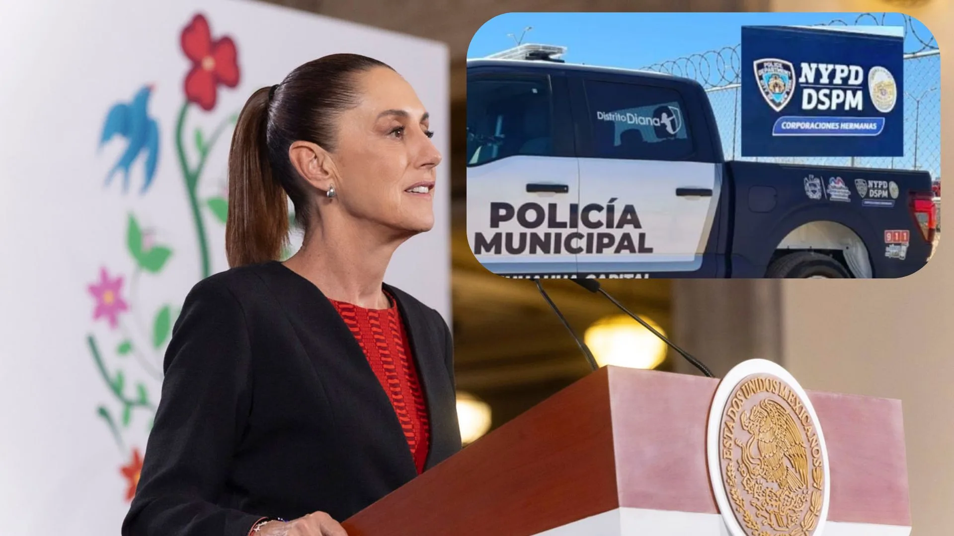 Claudia Sheinbaum arremete contra patrullas de Chihuahua